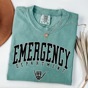 Comfort Colors Emergency Department Shirt, ER Dept, ER Nurse Gifts, Emergency Nurse, EMT Gift, Paramedic Gifts