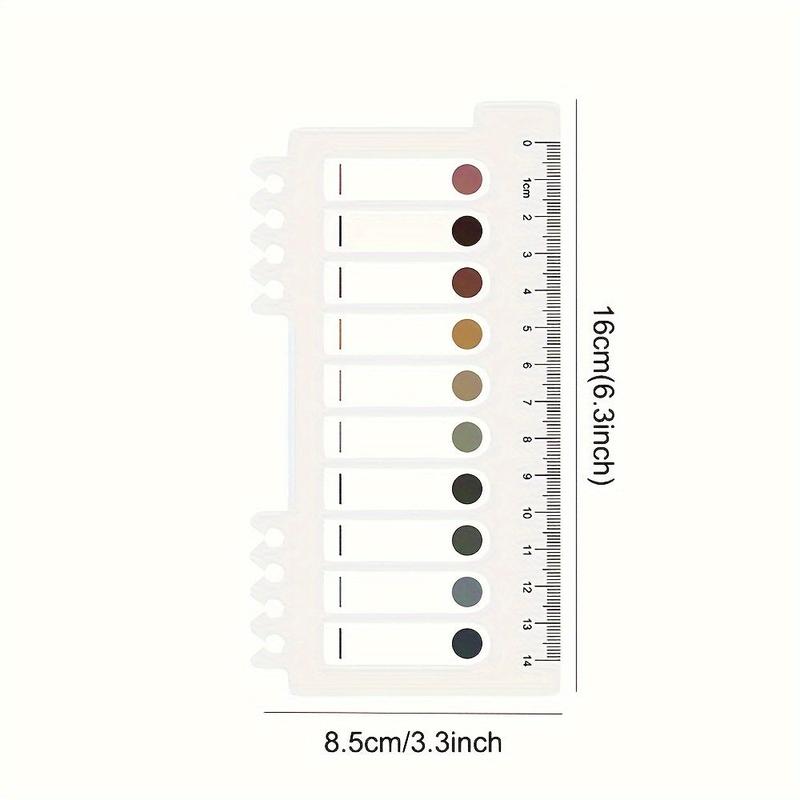 1200 Sheets PET Sticky Index Tabs Morandi Page Markers Writable Removable Book Flags for Books Files Office Supplies