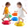 Holyton Light-Up Musical Stepping Stones Toy - 5-Piece Unisex Non-Slip Sensory Balance Set, Rechargeable Battery, 3-4 Years Toddlers, 2.13kg, 210lbs Capacity, Coordination Training, Indoor Playtime, Lights + Music Fun, Safety-Focused
