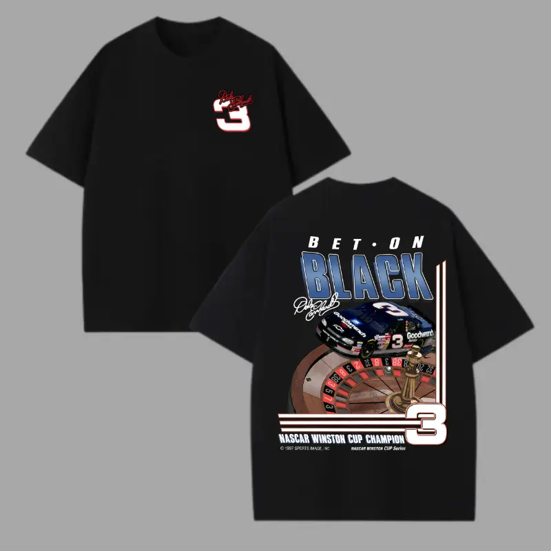 Bet on Black 03 Dale Earnhardt 1993 Vintage Hoodie, Sweatshirt, Car Racing TShirt, Unisex Streetwear, Gift For Men And Women