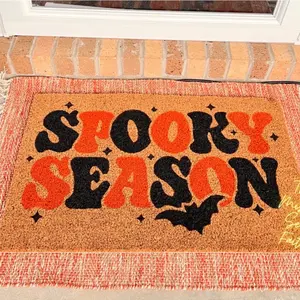Spookey Season Orange Doormat