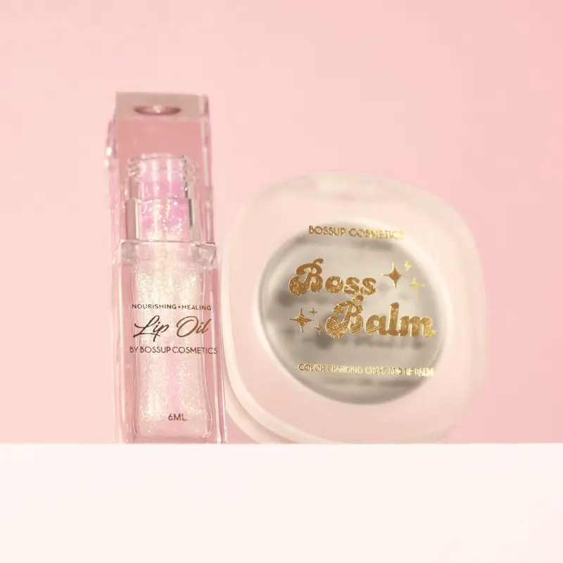 NEW- Beauty Bundle ( Color Changing lip oil, Black blush)