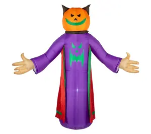 Northlight LED Inflatable Grim Reaper Yard Halloween Decor 8'