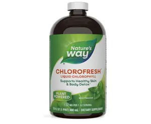 Chlorofresh, Liquid Chlorophyl, Internal Deodorant Supplement*, Supports Liver Detoxification Pathways*, Mint Flavored, 16 Fl. Oz