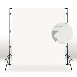 Foldable white background cloth, Photography camera accessories, used for live streaming, photography, gaming, home office, video conference settings, Portable background board, White background