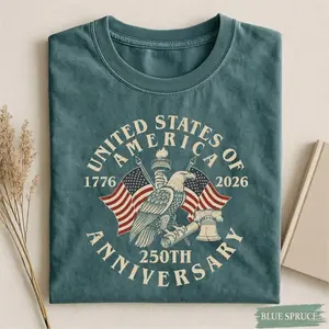 USA 250th Anniversary Comfort Colors Shirt, USA Flag Vintage T-Shirt, Usa 250th anniversary Independence Day Tee, 4th of July Patriotic Gift