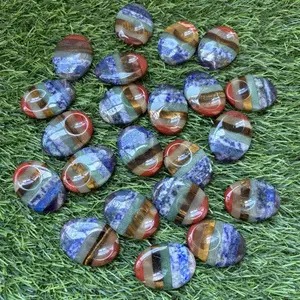 Chakras Worry Stone Crystal 1 Piece