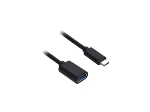 Nippon Labs USB3.1 Gen 1 Type C Male to USB A Female Adapter, Gen 1 (5G, 3A), Black Color, 30UC-31CA2 Nippon Labs USB3.1 Gen 1 Type C Male to USB A Female Adapter, Gen 1 (5G, 3A), Black Color, 30UC-31CA2