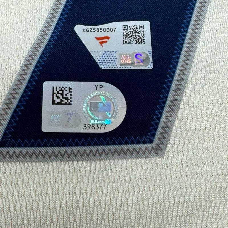 Fanatics under wraps, autographed, Shohei Ohtani Angels city edition Jersey duel authenticated