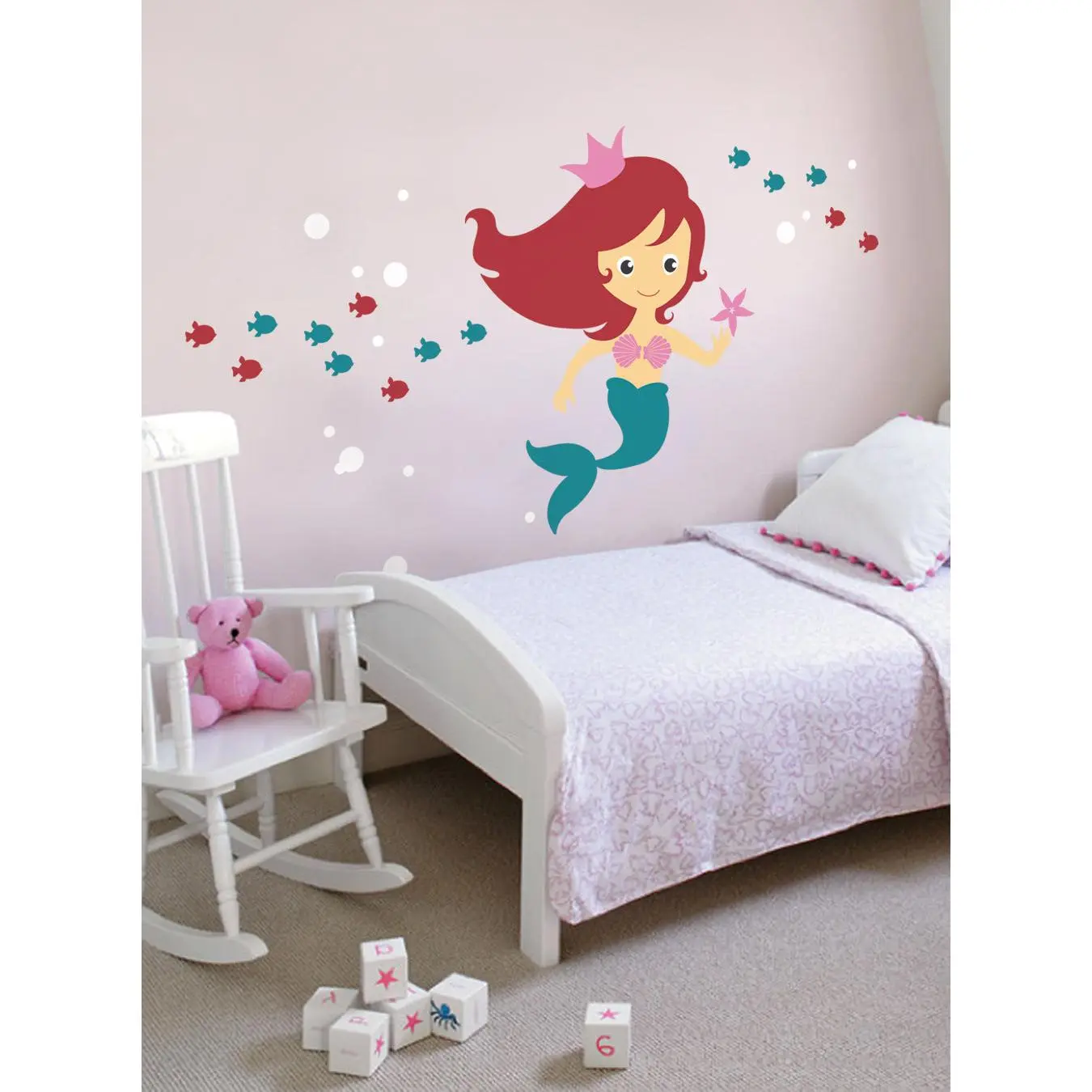 Mermaid Wall Decal - Under the Sea Wall Decal