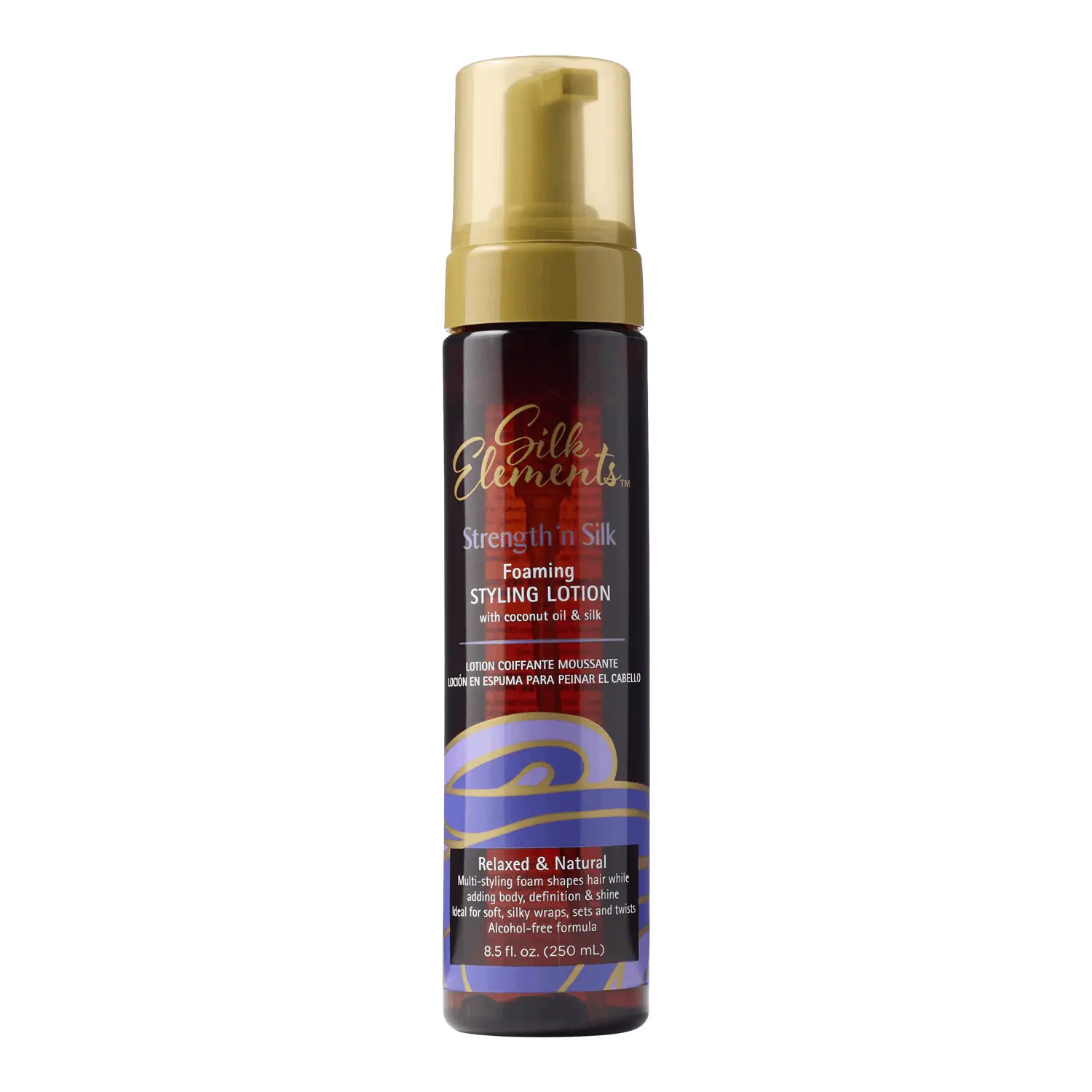Silk Elements Sally Beauty Foam Styling Lotion with Silk Protein,8.5fl.OZ.(250 ml)