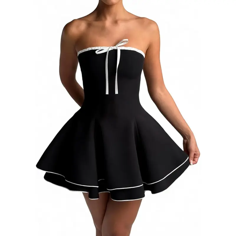 dorella pleated corset mini dress - TikTok Shop