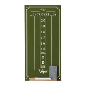Viper by GLD Products Cricket Chalk Scoreboard, Chalk-Included Score Tracking Tool, Available in 2 Sizes, Easy-to-Wipe Clean Sports & Outdoor Accessory, Includes Chalk