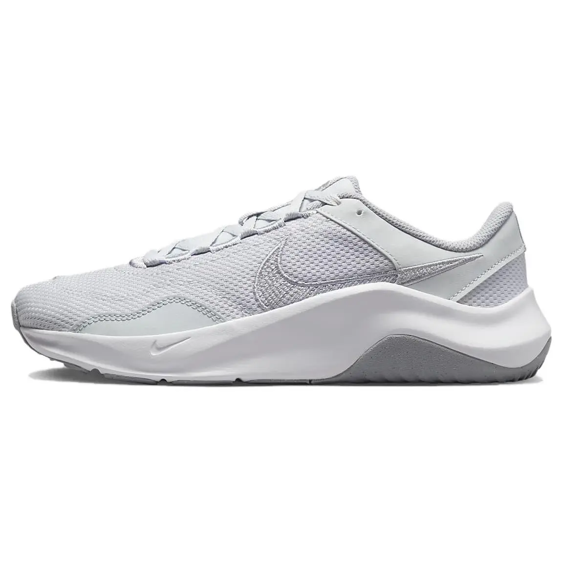 Nike Women's Legend Essential 3 Next Nature Pure Platinum Silver' Versatile Comfort Low Top White Sneakers DM1119-004