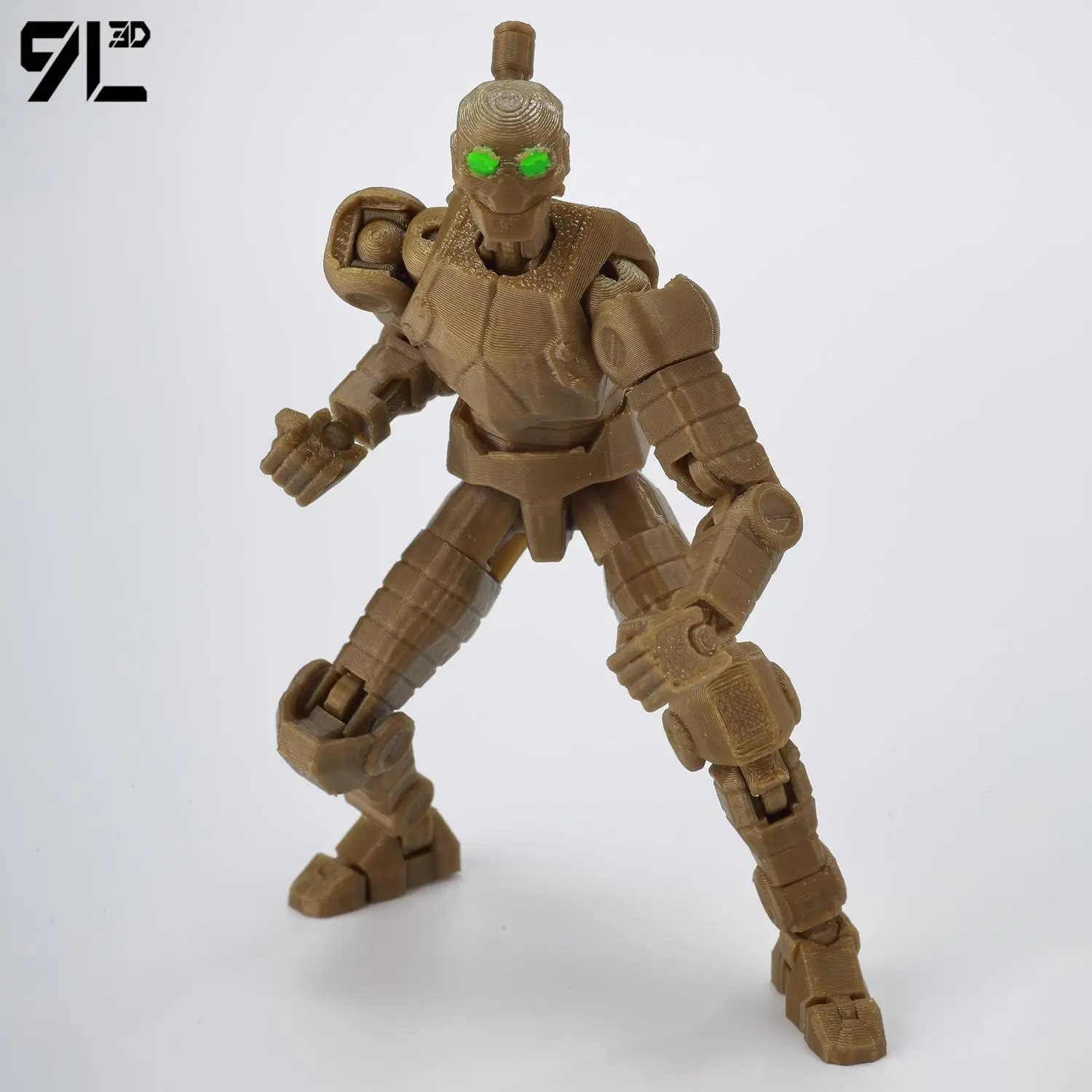 Multi-Jointed Articulating Figurine, 5.5-Inch PETG Mechanical Toy with Interchangeable Parts & Free Accessories, Collectible Posable Model for Kids & Artists, Articulating Figurines, Multi Jointed Collectible