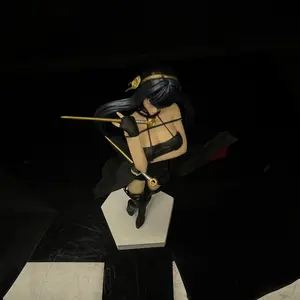 29.5cm Coat Girl Doll Figure, PVC Collectible Statue, Detailed Design, Fixed Dynamic Pose, Perfect Anime Gift, Desktop Bookshelf Display