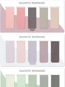 15 Pieces Bookmark, Magnetic Bookmarks for Women, Men, Book Lovers, Page Markers for Students Teachers Reading (Misty, Ocean, Emerald)