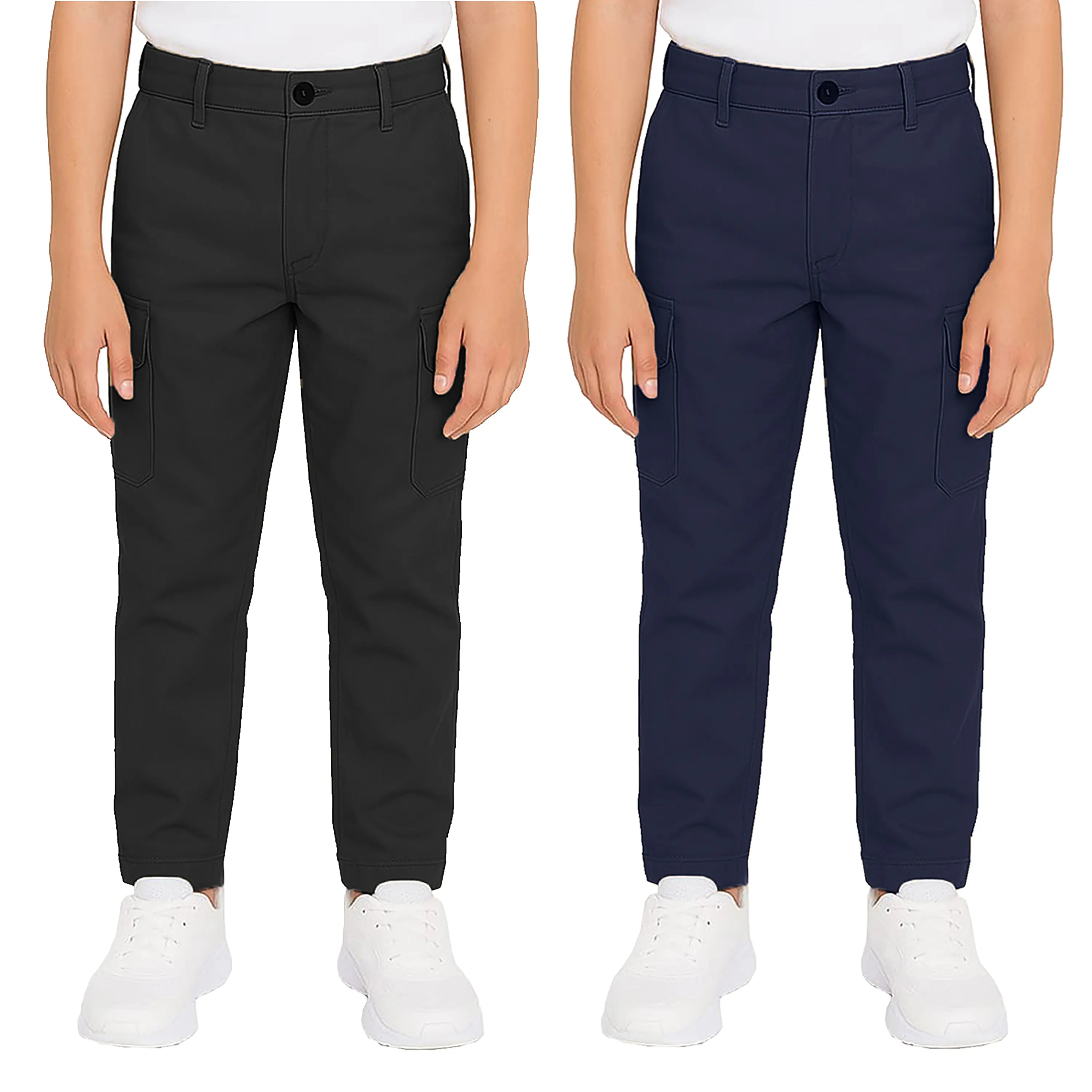 (2 Pack) Black - Navy