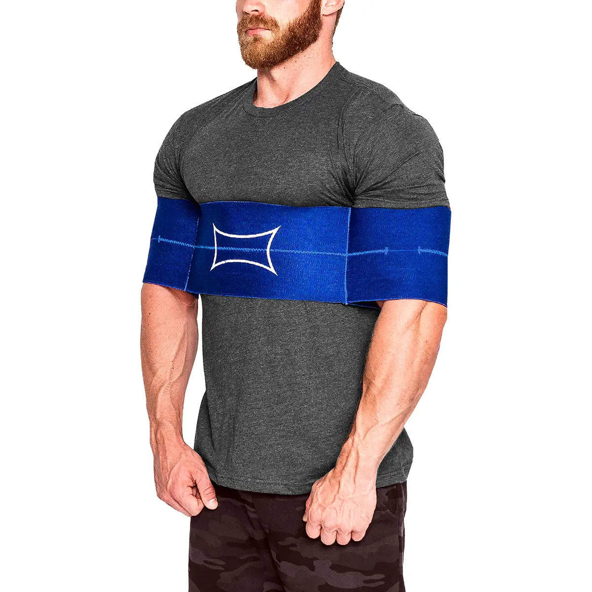 Sling Shot Reactive Power Lifting Band by Mark Bell - Blue - Increase your bench