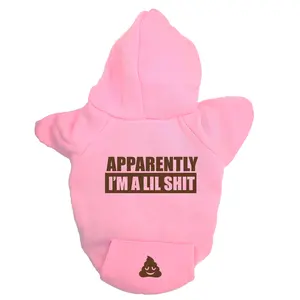 Pink Dog pet Hoodie - Sweatshirt- Dog Apparel Pet clothes -