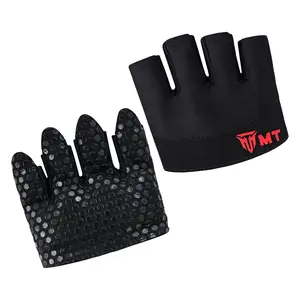 MT Half Finger Gym Gloves for Men and Women Non Slip Grip Breathable Workout Gloves