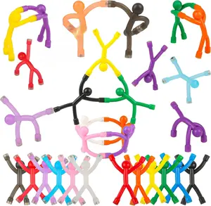 Magnetic People Toy Set (10PCS) – Flexible Stickman Fridge Magnets, Climbing Wall Magnetic Men Fidget Sensory Toys for Kids Adults, Travel Toys for Airplane Car Easter Gifts