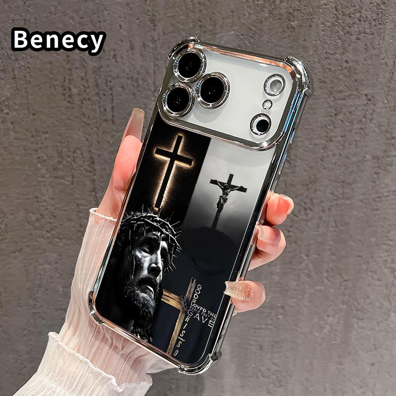 Four Corner Airbag Anti-Collision Electroplated Phone Case for iPhone 17 Pro Max 16 15 Plus Air 14 13 12 11 E Divine Sacrifice Faith Patterned Protection Smartphone Cover Four Corner Airbag Anti-Collision Electroplated Phone Case for iPhone 17 Pro Max 16 15 Plus Air 14 13 12 11 E Divine Sacrifice Faith Patterned Protection Smartphone Cover