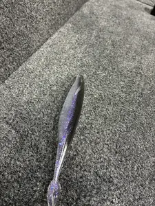 Kash money minnow 6in Electric Shad - Rollable Ball Head Jig for Chatter Bait or Fluke Fishing 5 per bag