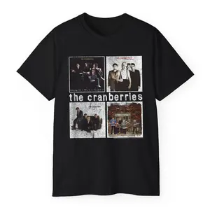The Cranberries Distressed Album Covers Vintage Band T-Shirt – 90s Alternative Rock Tee Gift for Fans