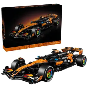 NEW Technical 42228 1675PCS 1:8 Orange MCL39 Sports Car Building Blocks MOC Sports Car DIY Assembly Model Set Toy Gift Boys Kids Building Block Sets