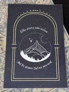 To the Stars who listen - ACOTAR - Journal - Notebook - Lined Journal - Bookish - Book Merch - Valentines Gift