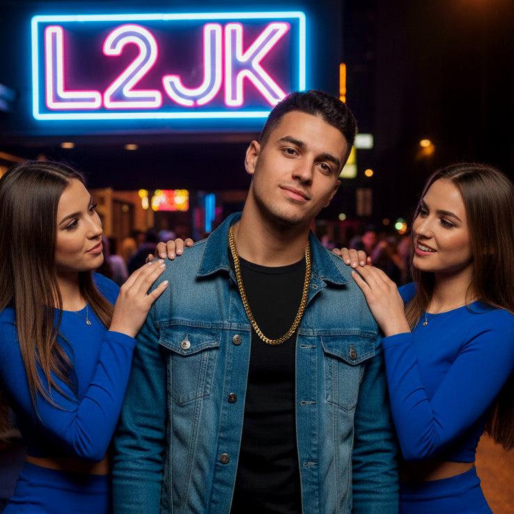 Solid Cuban Chain Necklace 10mm 30" Push Clasp