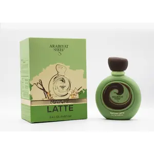 Arabiyat Sugar | Matcha Latte | Eau de Parfum | Unisex Fragrance | 3.4 fl oz - 100 ML | Coconut - Peach - Lily Notes