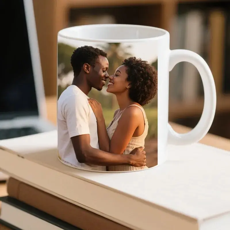 Custom Mug Personalized Photo Prints for Couples Romantic Gift PrintToucan
