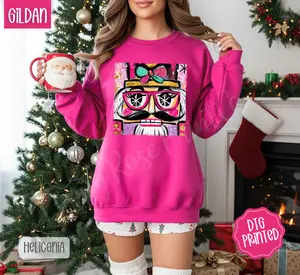 Painted Nutcracker Sweatshirt, Trendy Women's Christmas Crewneck