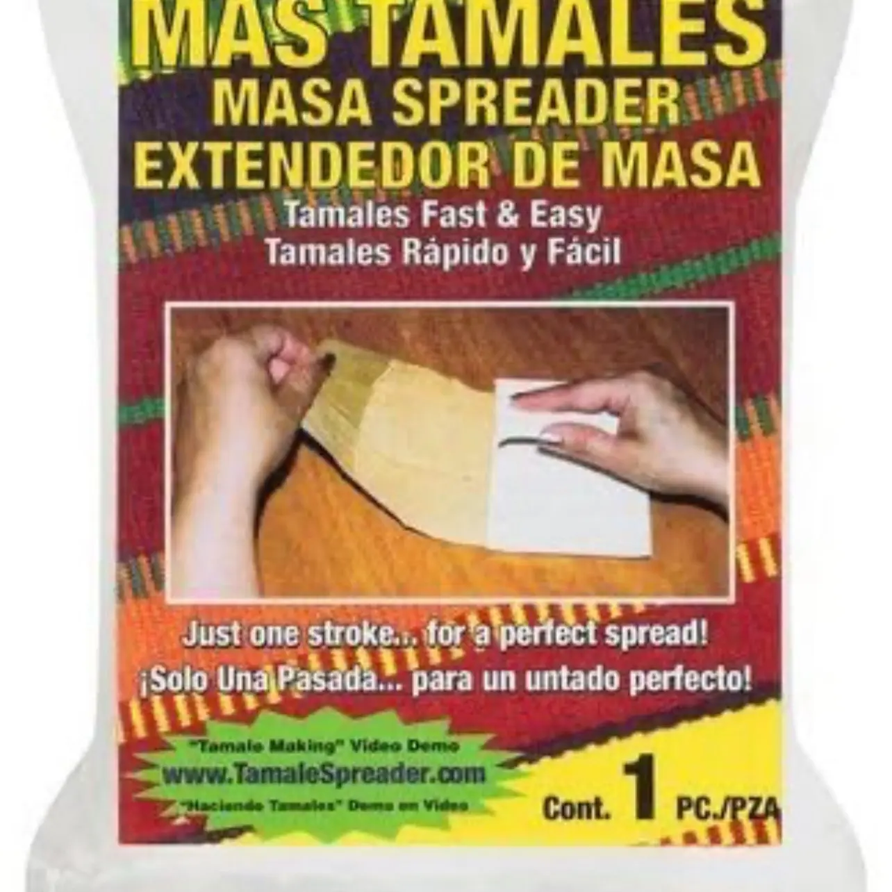 Tamal Masa Spreader - Cooking and Baking Accessories Tamal Masa Spreader - Cooking and Baking Accessories