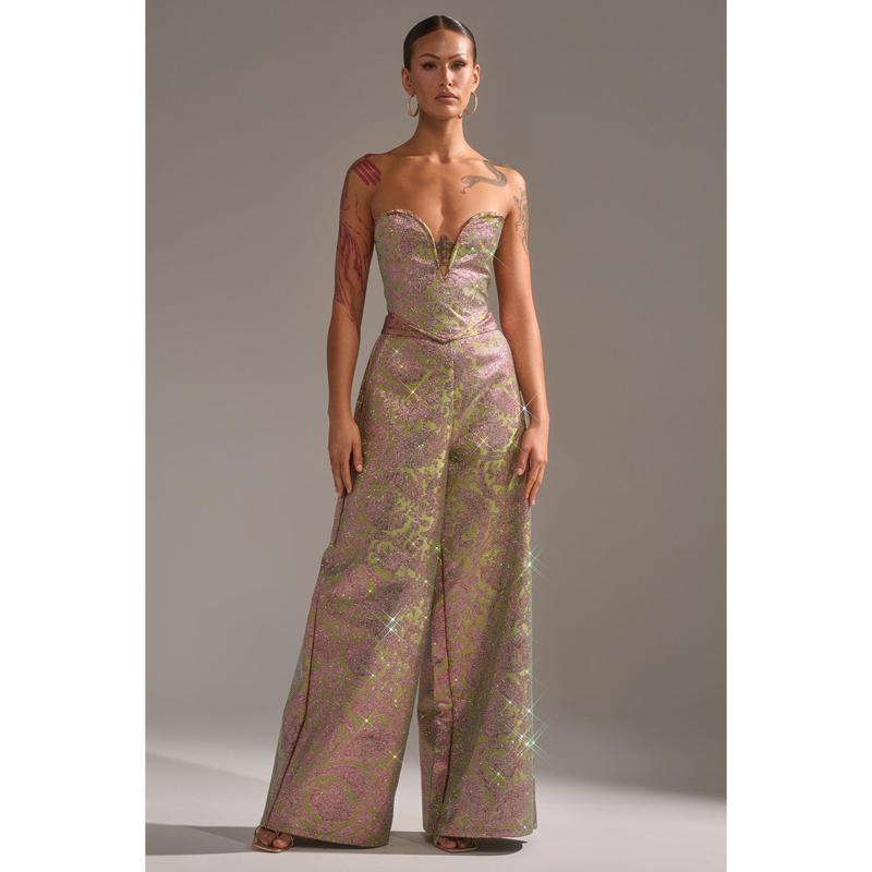 TIME AND TIME AGAIN RHINESTONE TROUSER