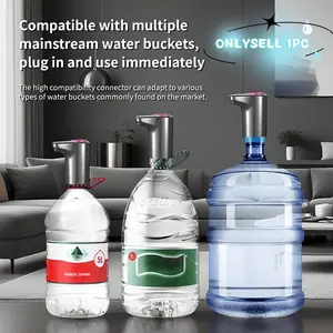 LCD Display Water Dispenser, Electric Pump with Button, Automatic Drink Dispenser, Food Grade Material, USB Charging, Smart Home Automatic Water Machine