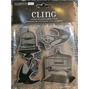 Cling: 4 Cli G Mounted Rubber Stamps