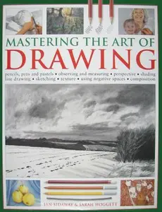 USED-Mastering the Art of Drawing: Pencils, Pens and Pastels/Observing and Measuring/Perspective/Shading/Line Drawing/Sketching/Texture/Using Negative Sp by Ian Sidaway (Hardcover)