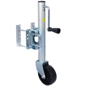 Heavy-Duty Boat Trailer Jack, 32.8 in Bolt-On Tongue Jack, 1000 lb Capacity with PP Wheels and Handle for RV, Horse, Utility, Yacht Trailers