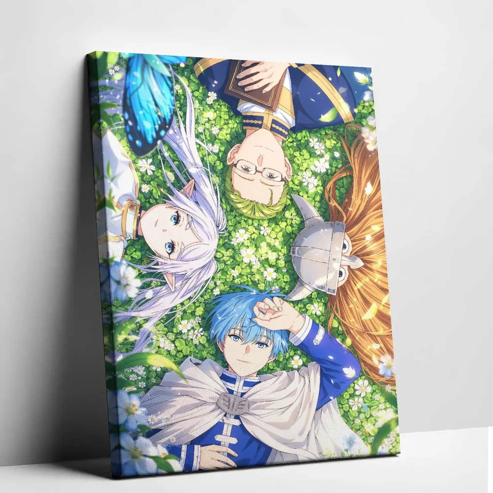 Frieren: Beyond Journeys End Canvas Poster - Classic Manga Character, Vintage Fantasy, Aesthetic Decorative Wall Art for Living Room, Anime Room, Ideal for Anime Enthusiasts, Comic Art Home Decor