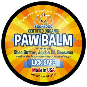 Certified Organic Paw Balm - Soothe, Moisturize & Protect Dry Paws with Organic Ingredients - USDA Certified Organic - Made in the USA by Bodhi Dog