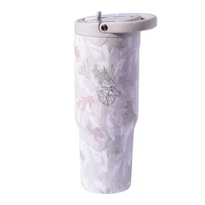 Deadshot Sport Camo Hydro Jug 32oz Hydration Tumbler Insulated Lid Bottle