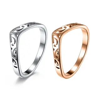 Stainless Steel Hollow Irregular Celtic Knot Ring – Unisex Protection Jewelry for Couples, Personalized Everyday Gift