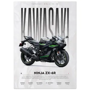 Ninja ZX-6R - Kawasaki - Poster