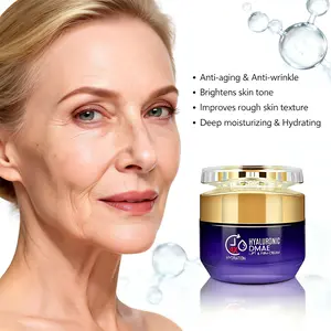 Four-Layer Hyaluronic Acid Moisturizing Cream, Anti-Wrinkle, Vitamin E, Niacinamide, Deep Hydration, Long-Lasting Moisture