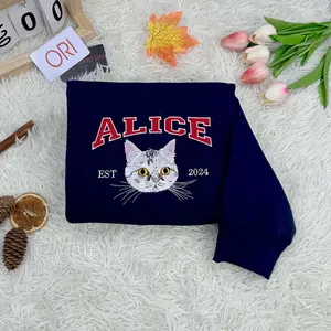 Custom Cat Embroidered