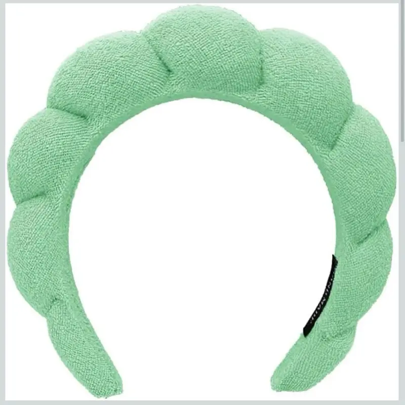 Spa headband for skincare and face washing