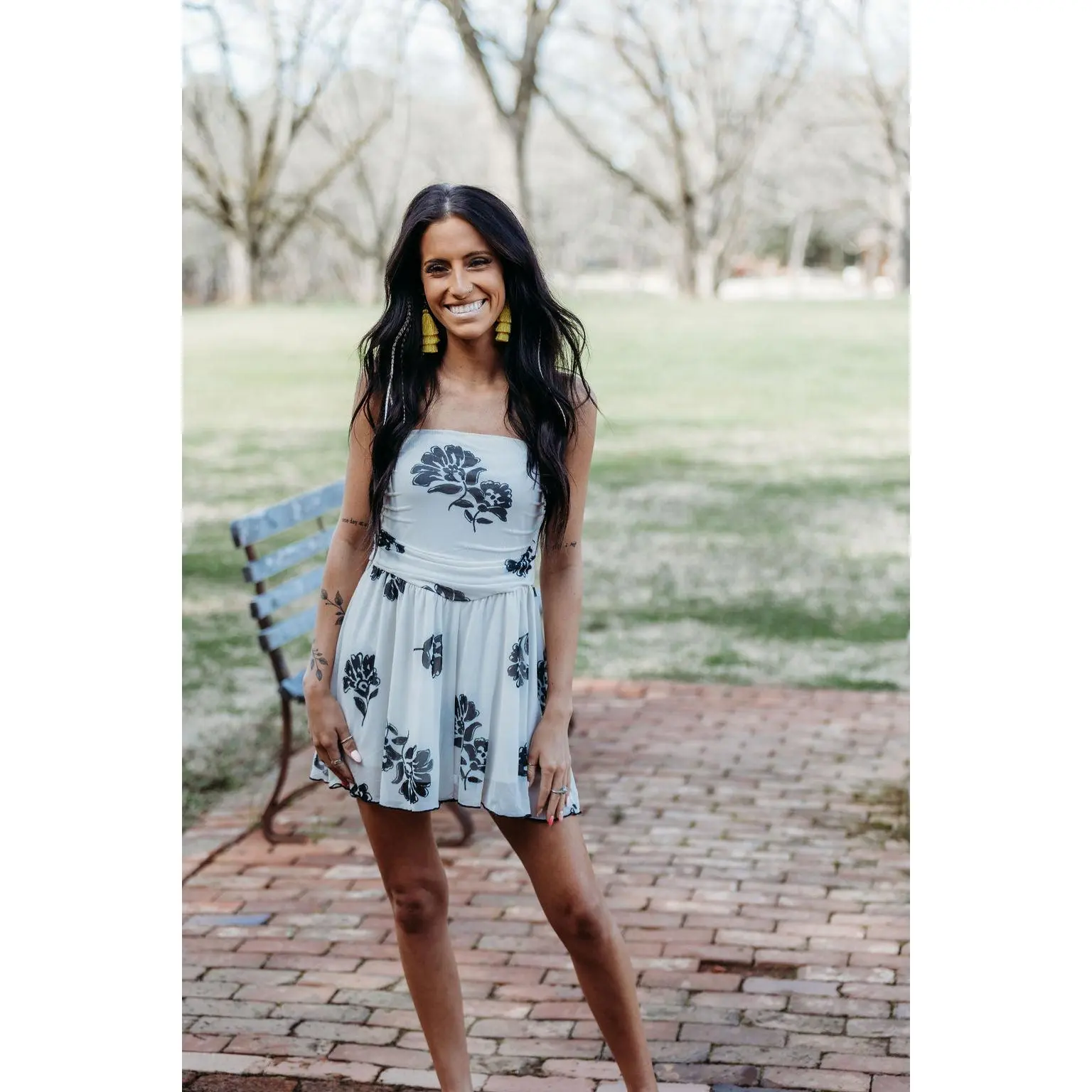 Pearl Mesh Romper